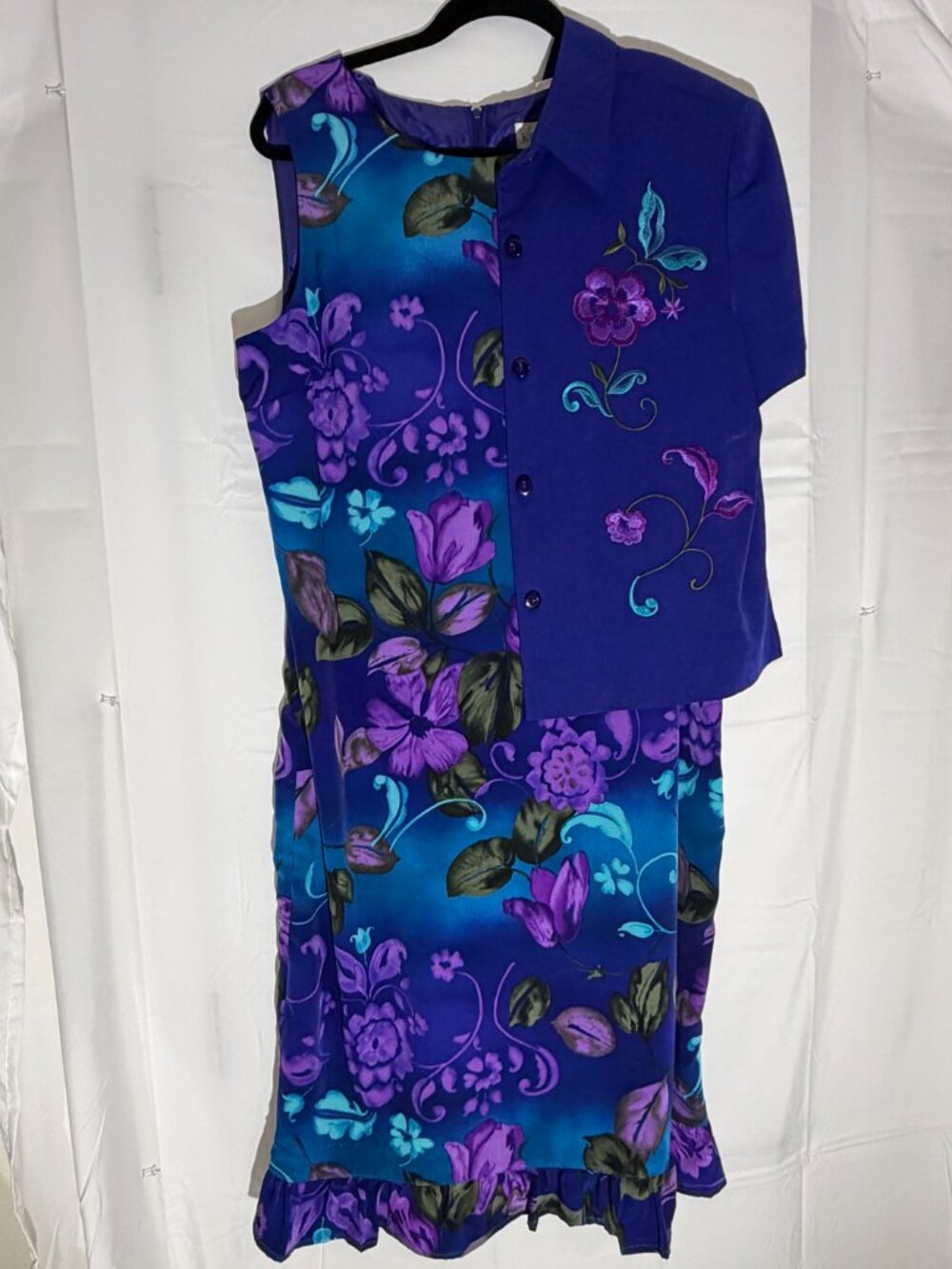 Dress, Koret Brand, Dress with Coat - Picture 4 of 6